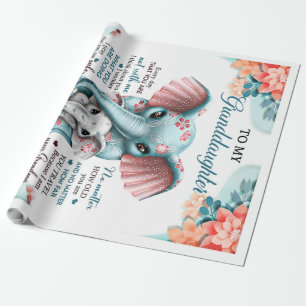 Till min mordotter Elephant Birthday Gift Idea Presentpapper