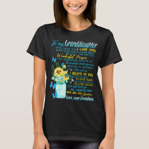 Till min mordotter glömmer aldrig att jag Kärlek d T Shirt