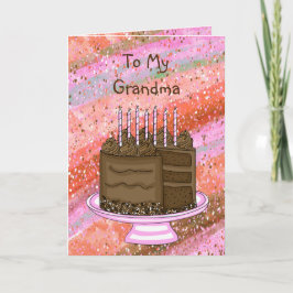 Till min mormor | Grattis på födelsedagen-kort Kort