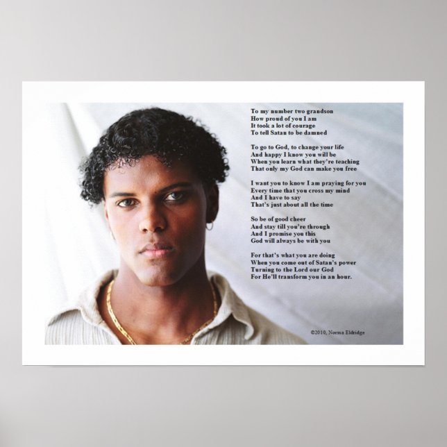 Till min morson poster (Framsidan)