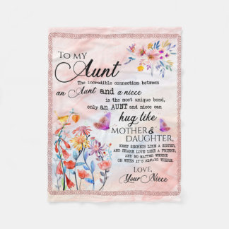 Till min Moster-gåva från Niece Fleecefilt