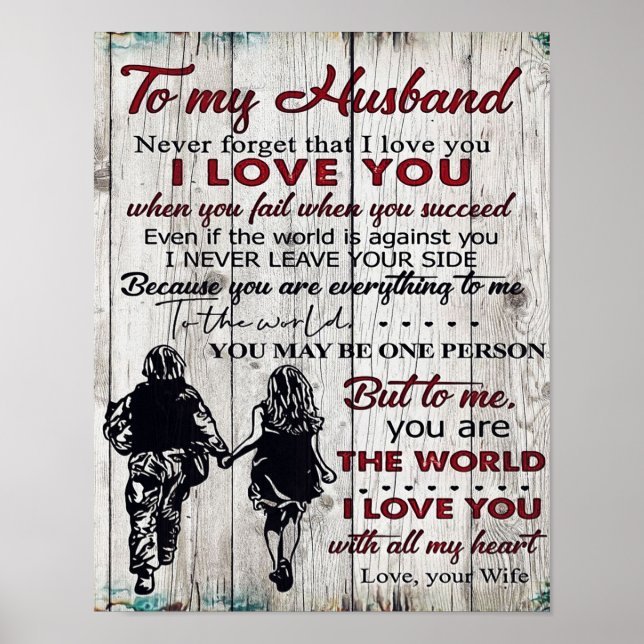 Till min närvaro i Make | Nytt hemstöd | Bästa gåv Poster (Framsidan)