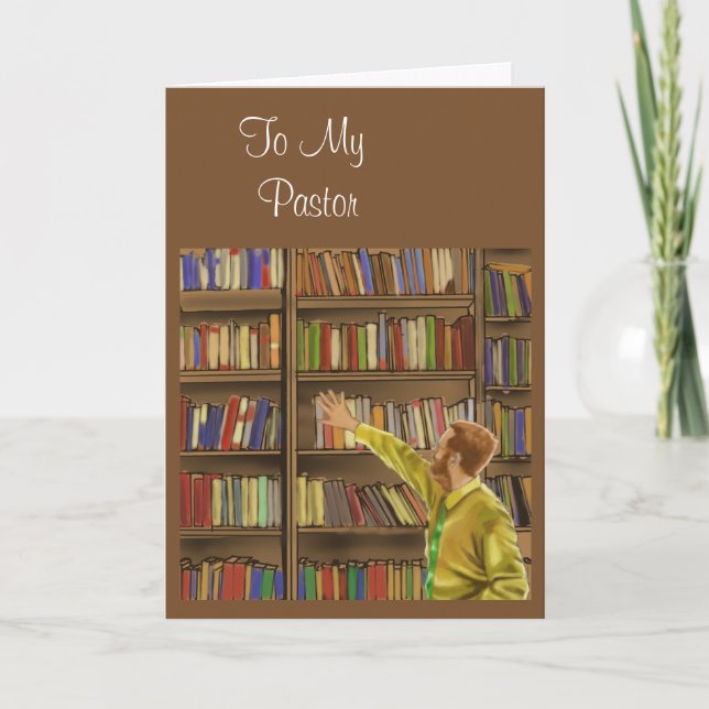 Till min pastor tack kort (Framsida)