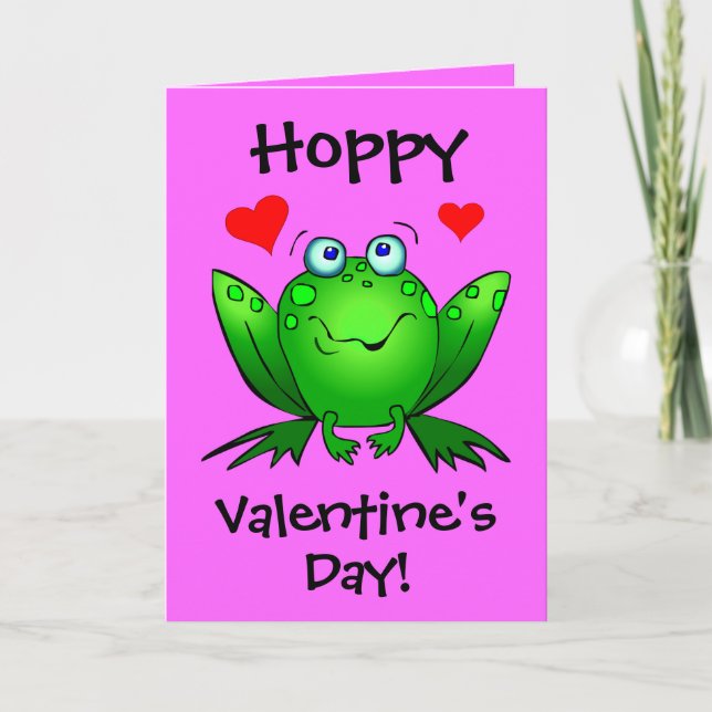 Till min prinsessa Hoppy Valentine Cute Romantic F Helgkort (Framsida)