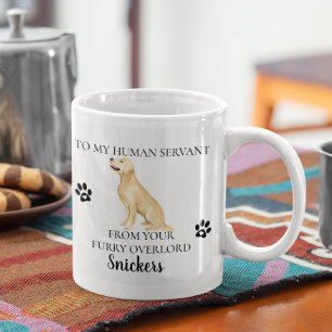 Till min Rolig hund Golden Retriever Kaffemugg