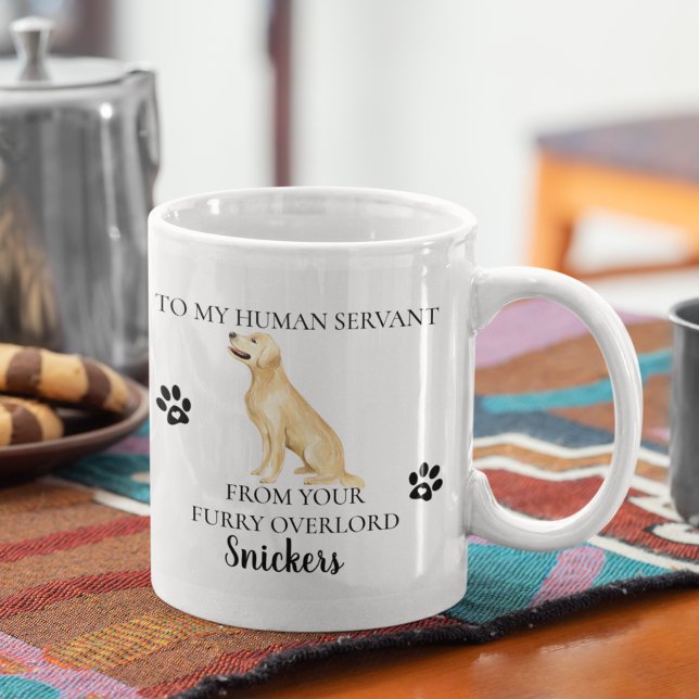 Till min Rolig hund Golden Retriever Kaffemugg (Skapare uppladdad)