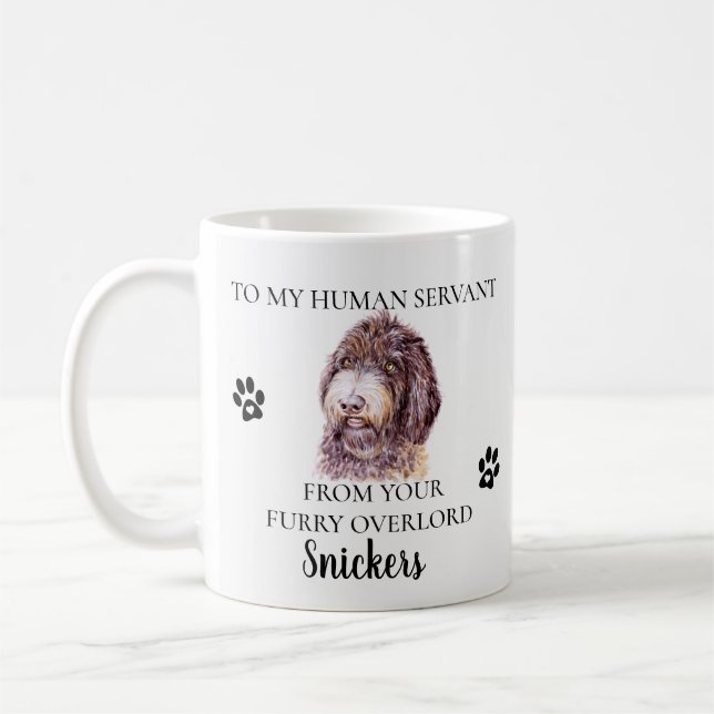 Till min Rolig hund labradoodle-blandning av medar Kaffemugg (Vänster)