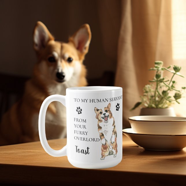 Till min Rolig hund medarbetare i Älskare Kaffemugg (Skapare uppladdad)