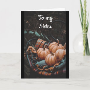 TILL MIN **SISTER** I THANKSGIVING HELGKORT