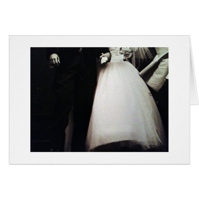 TILL MIN SISTER OCH HENNE NYA MAKE-BRÖLLOP HÄLSNINGSKORT (Framsidan Horizontal)