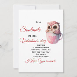 Till min själsfrände, ännu en Alla hjärtans dag ti Julkort