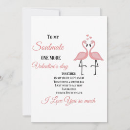 Till min själsfrände, ännu en Alla hjärtans dag ti Julkort