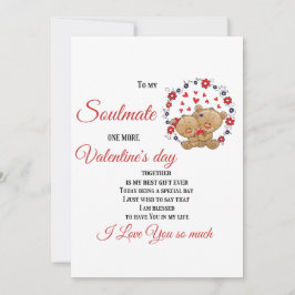 Till min själsfrände, ännu en Alla hjärtans dag ti Julkort