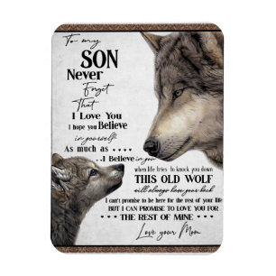 Till min son Gift, Mamma och son, Kärlek Brev til Magnet