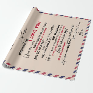Till min son Gift, Mamma och son, Kärlek Brev till Presentpapper
