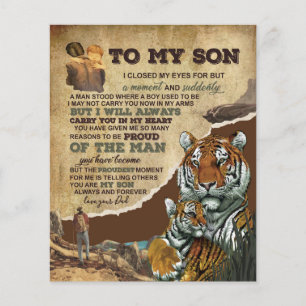 Till min son Gift,Tiger Älskare,Brev till son från Flygblad
