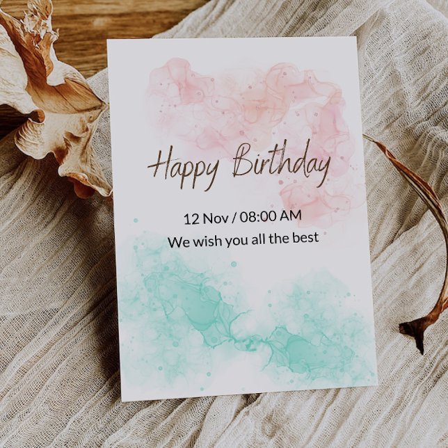 Till min söta baby Glad födelsedag, kärlek Kort (To My Sweetest Babe Happy Birthday, Love Card)