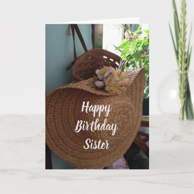 TILL MIN **SPECIELL SISTER** PÅ DITT BIRTHDAKORT KORT (Framsida)