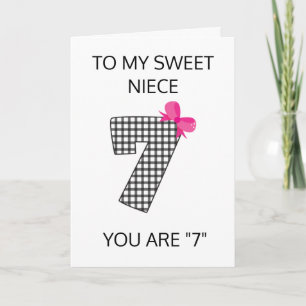 TILL MIN "SPECIELLA NIECE" PÅ DIN BIRTHDAY! KORT