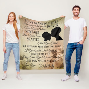 Till min stora dotter från Grand Morsa Fleecefilt