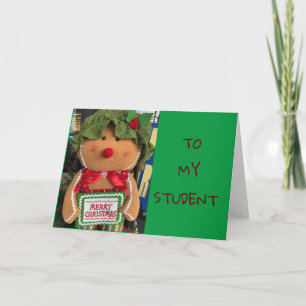 **TILL MIN STUDENT** HOPPAS ATT SANTA ÄR "BRA TILL KORT