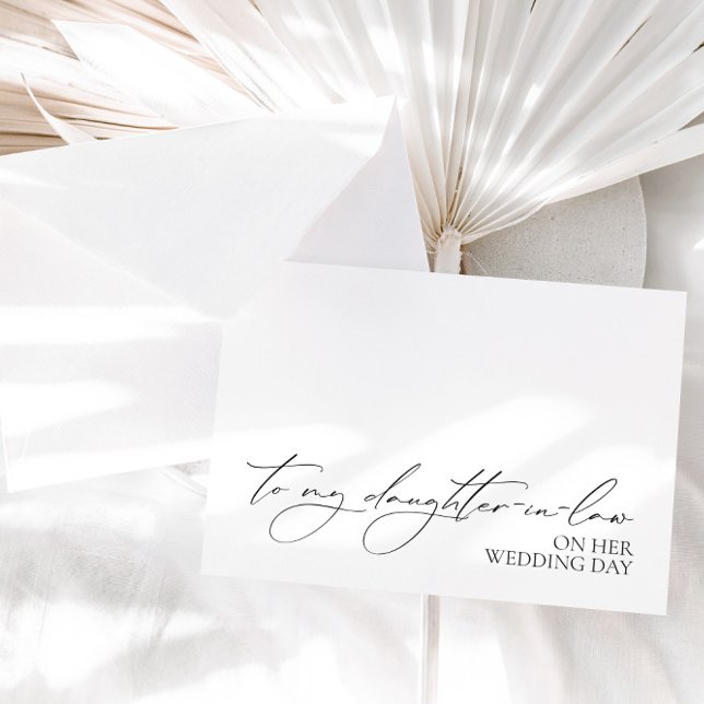 "Till min svärdotter"-meddelandekort för Bröllop (Skapare uppladdad)