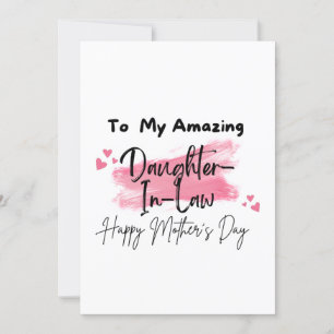 Till min svärdotter Mors dag i Fantastisk Kort