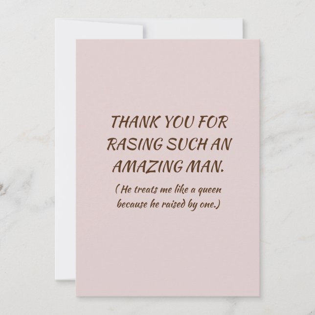 Till min Svärmor Julkort (Framsida)