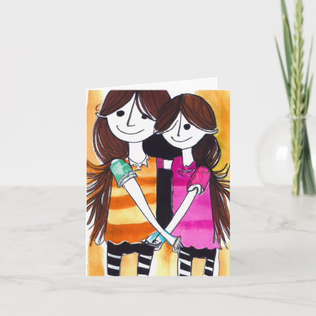 Till min syster på hennes födelsedag. Syster till  Helgkort (Framsida)