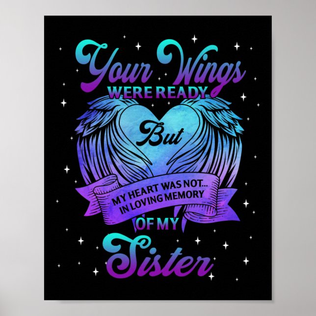 Till min systers minne - förebyggande av självmord poster (Framsidan)