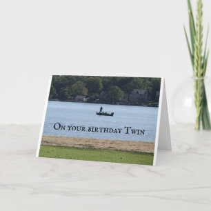 TILL MIN "TWIN BROTHER" PÅ DITT BIRTHDAY-KORT KORT