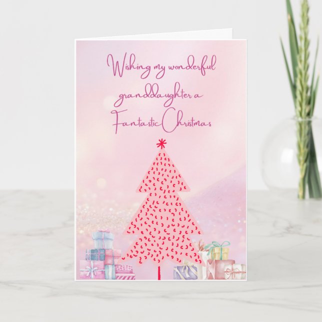 Till min underbara sondotter helgkort (Framsida)