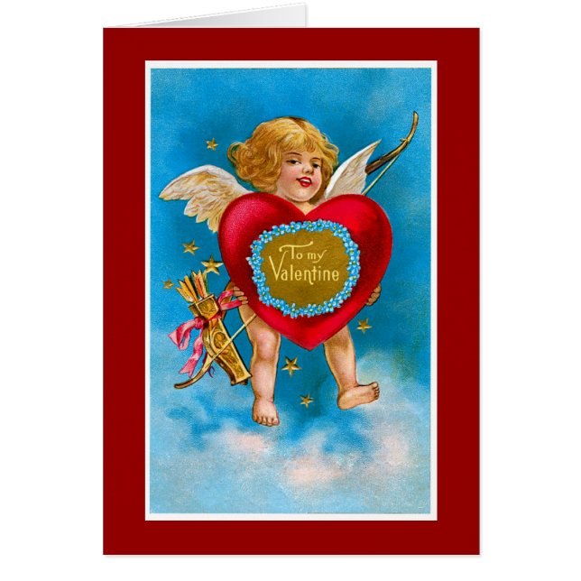 Till min Valentine Hälsningskort (Framsidan)
