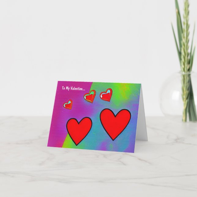 Till min Valentine.. Helgdag-kort Helgkort (Framsida)
