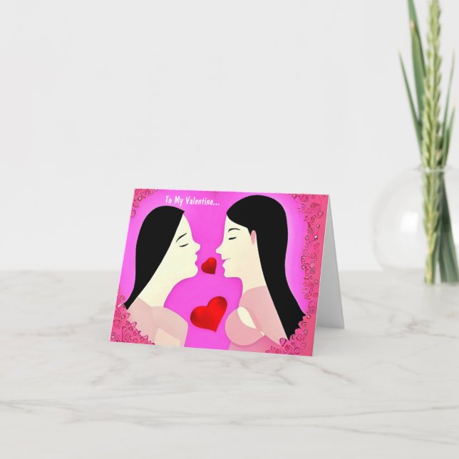 Till min Valentine.. Helgdag-kort Helgkort (Framsida)