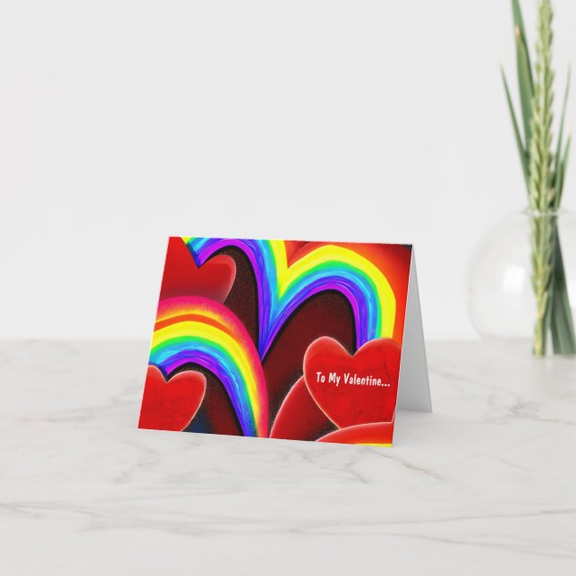 Till min Valentine.. Helgdag-kort Helgkort (Framsida)
