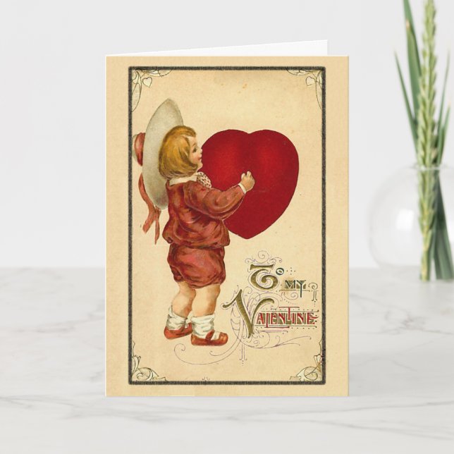 Till min Valentine Helgkort (Framsida)