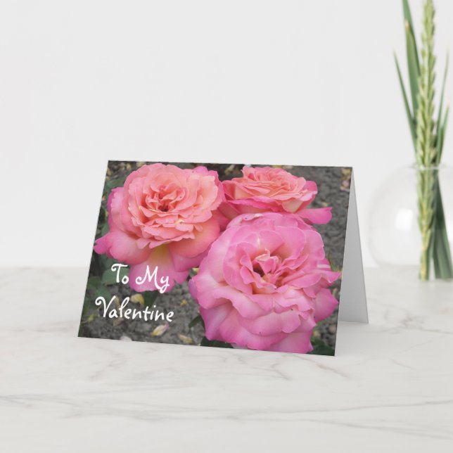 Till min Valentine Helgkort (Framsida)