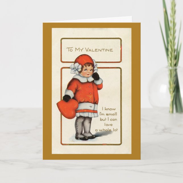 Till min Valentine Helgkort (Framsida)
