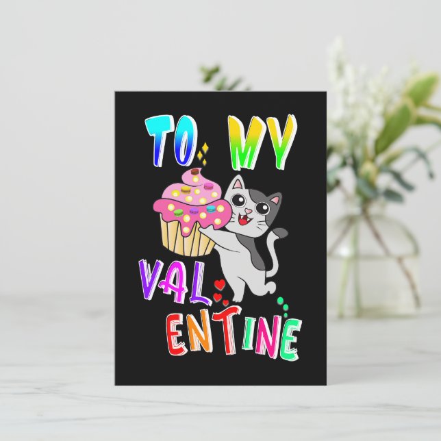 Till min Valentine Meddelande (Stående Fram)
