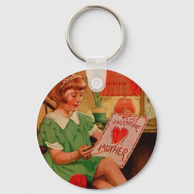 Till min Valentine Mor Nyckelring (Framsida)