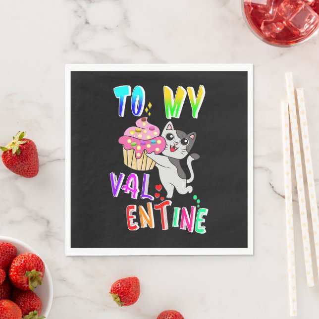 Till min Valentine Pappersservett (Insitu)