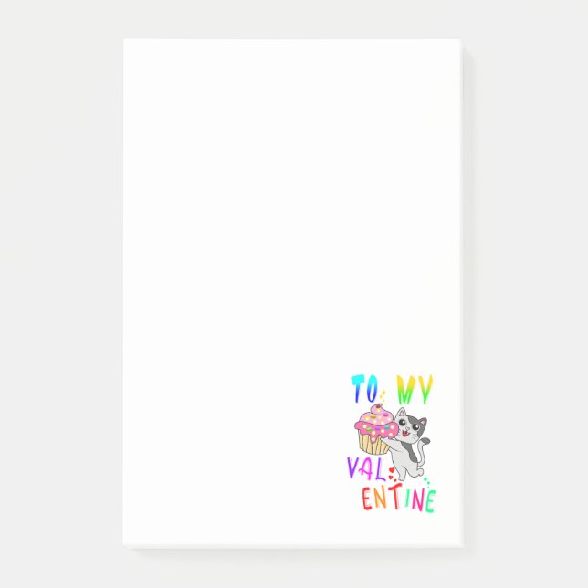 Till min Valentine Post-it Block (Framsida)