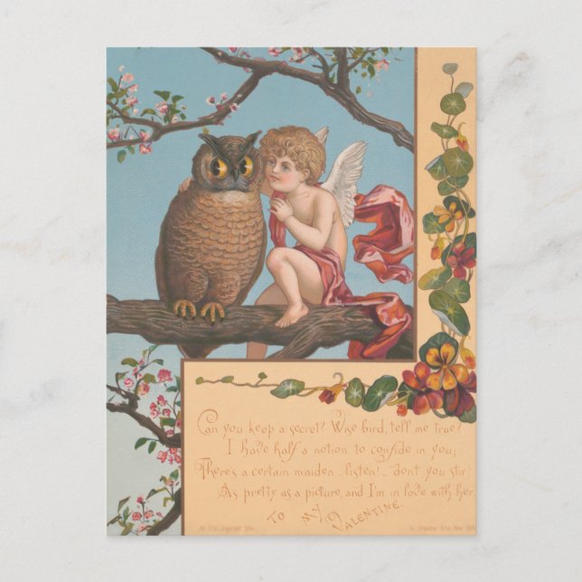 Till min Valentine Vykort (Framsida)