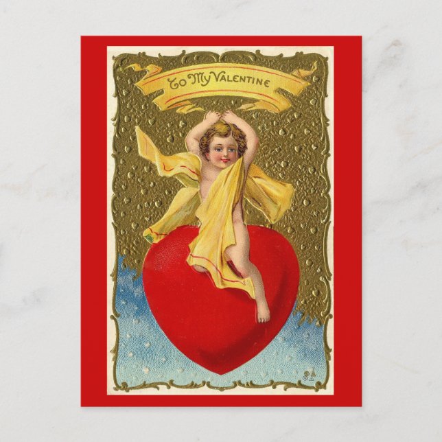 Till min Valentine - vykort (Framsida)