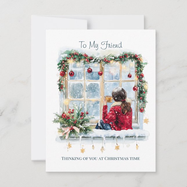 Till min vänliga jul kort (Framsida)