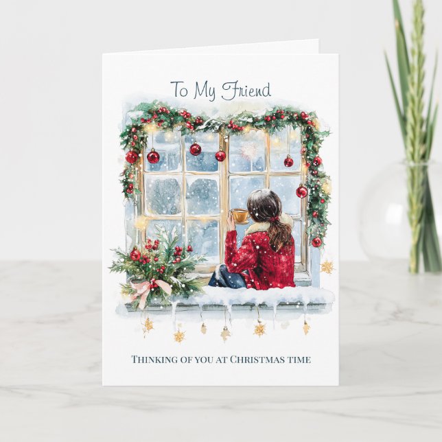 Till min vänliga jul kort (Framsida)