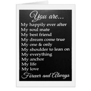 TILL MIN VÄXTHEETHART: DET BÄSTA ÄR JU TILL KOM HÄLSNINGSKORT