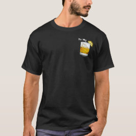 Till min whiskey Ice Lemon Drink, Roligt par Match T Shirt