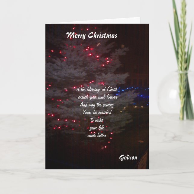 till mina gudonjulkort helgkort (Framsida)